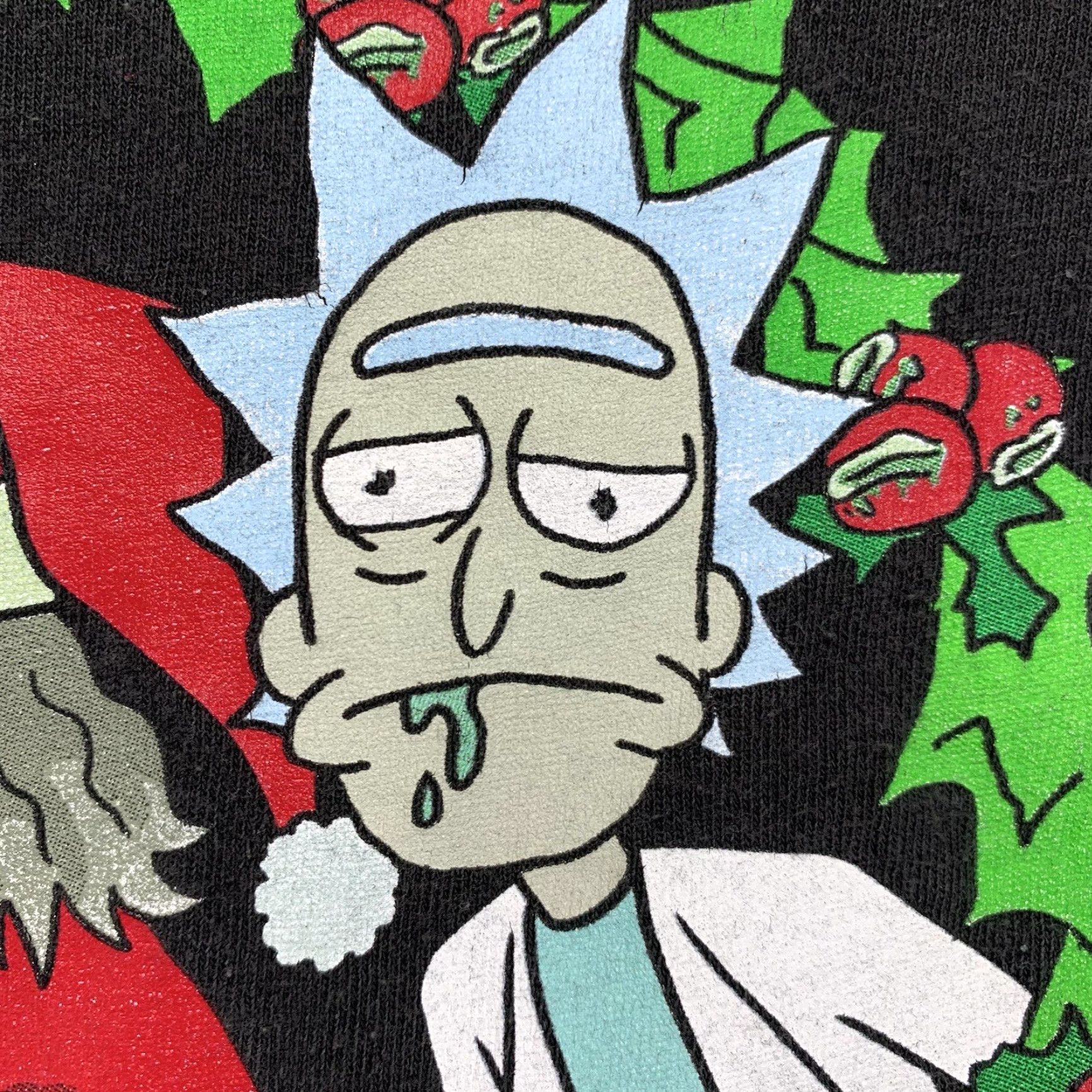Vintage VINTAGE Rick & Morty T-Shirt Unisex Adults Xmas 2010s Black Short Sleeve Crew Neck Graphic Print Small Size US XS / EU 42 / 0 - 6 Thumbnail