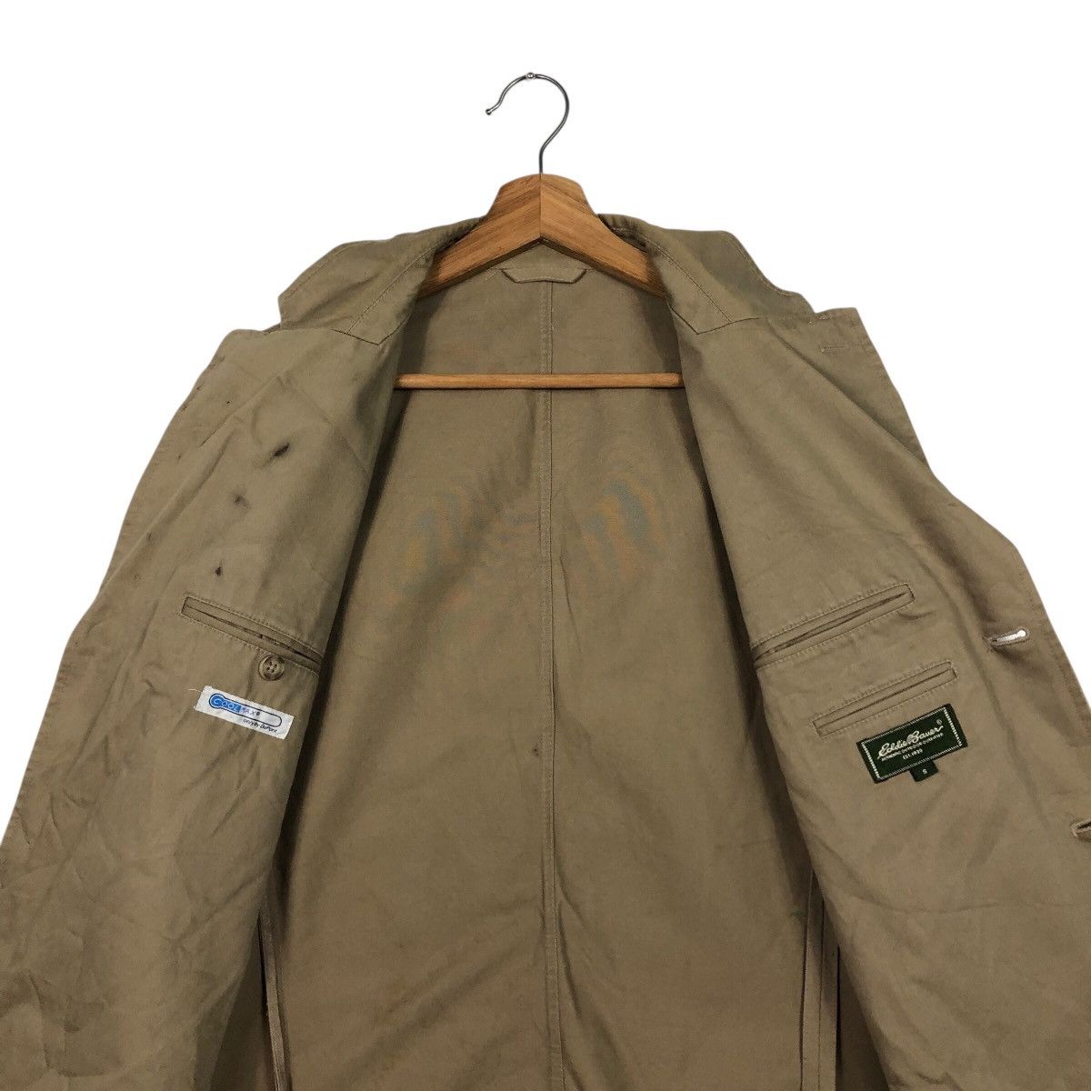 Eddie Bauer 📌Vintage Chore Work Jacket Eddie Bauer Dupont Issey Miyake Size US S / EU 44-46 / 1 - 15 Thumbnail