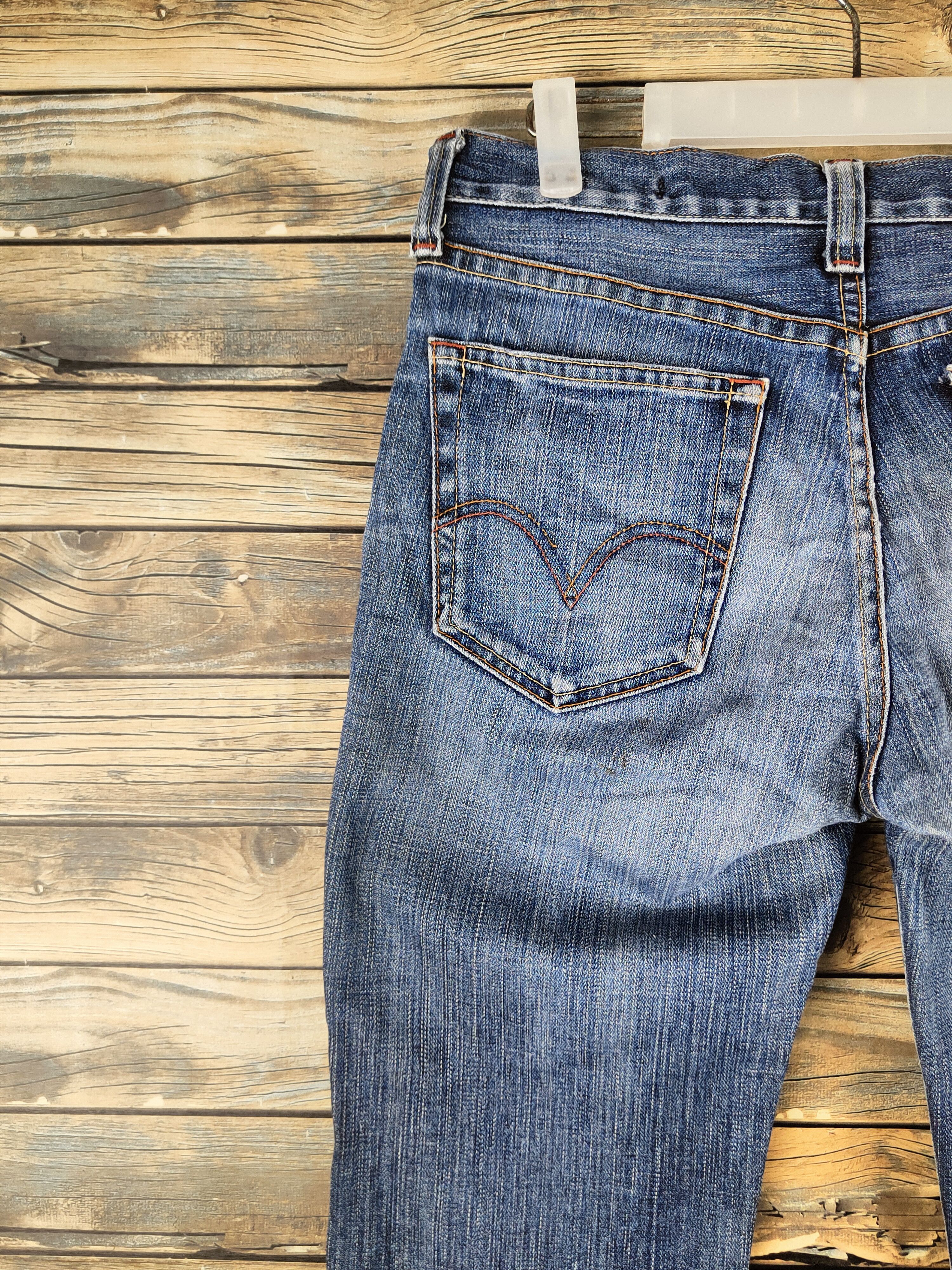 Levi's Levi's Blue Distressed Ripped Jeans #S2925 Size US 31 - 8 Thumbnail