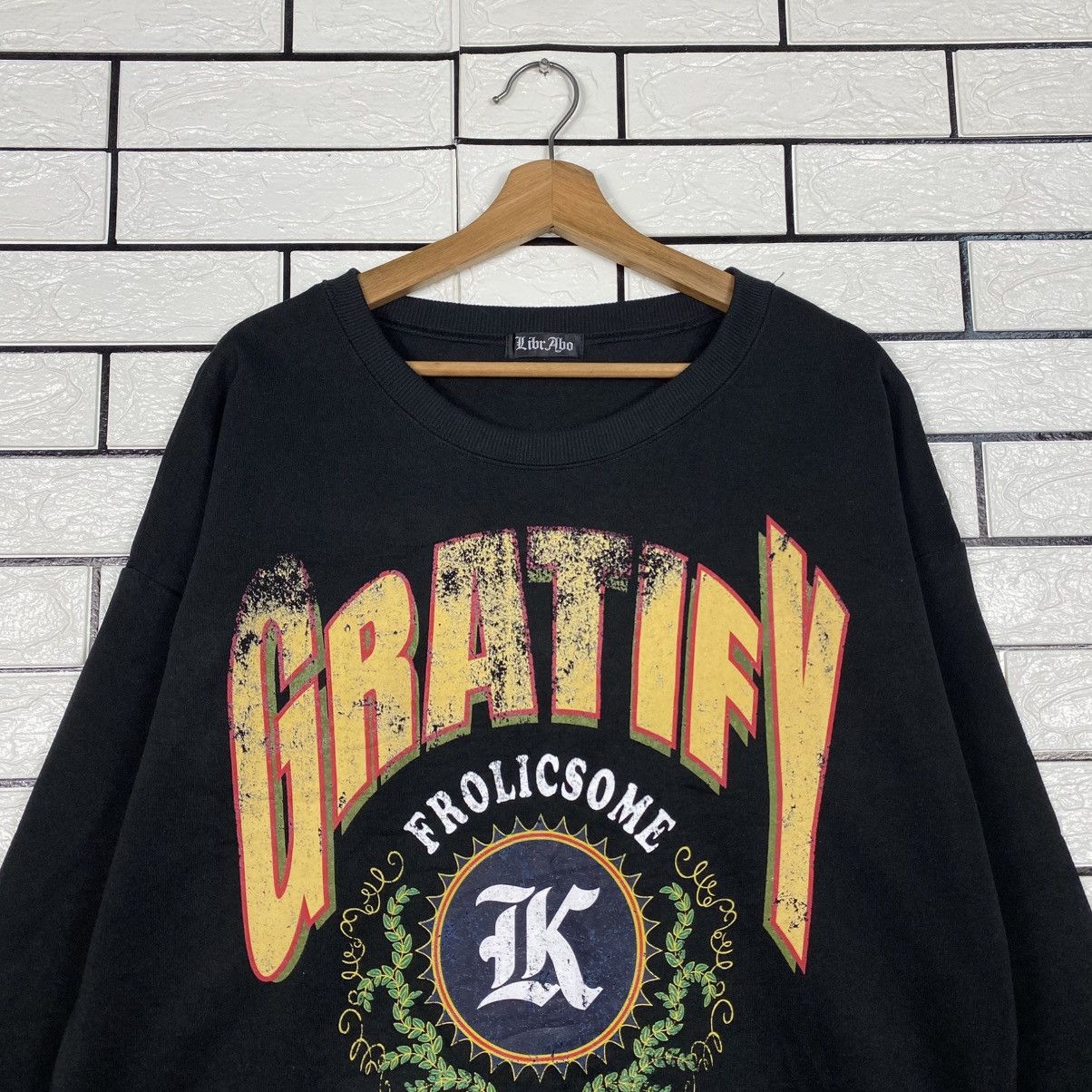 Japanese Brand Libr Abo Vintage Sweatshirt Big Logo Size US M / EU 48-50 / 2 - 4 Thumbnail