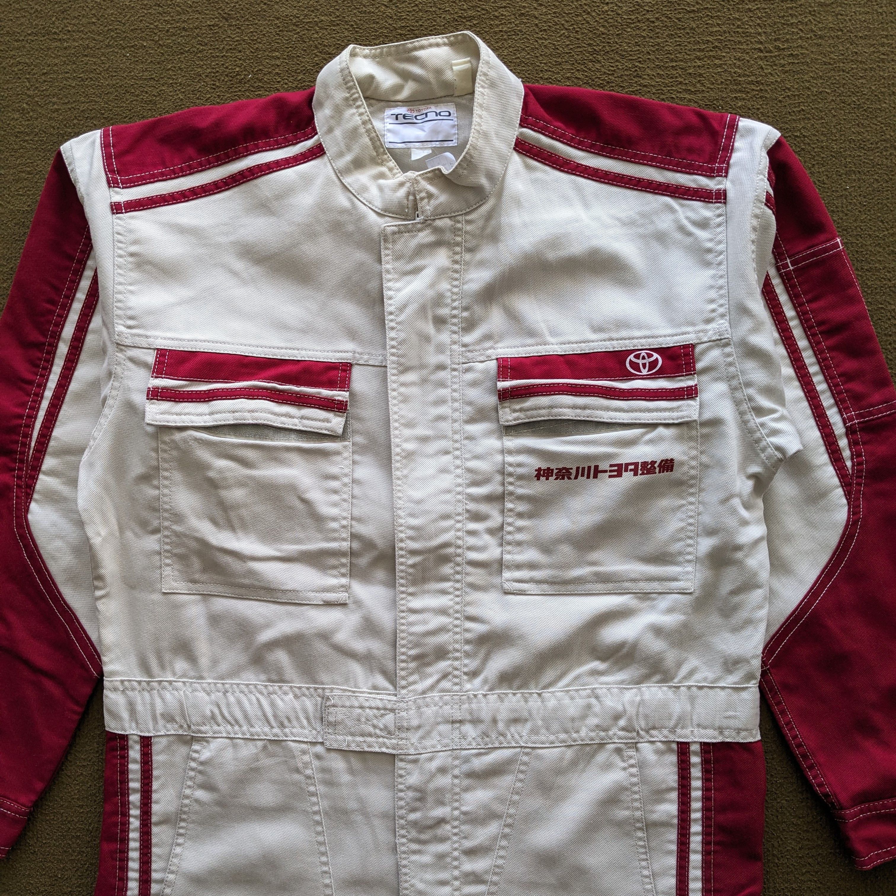Vintage Vintage TOYOTA TECNO Racing Coverall Workwear Jacket Size US M / EU 48-50 / 2 - 4 Thumbnail