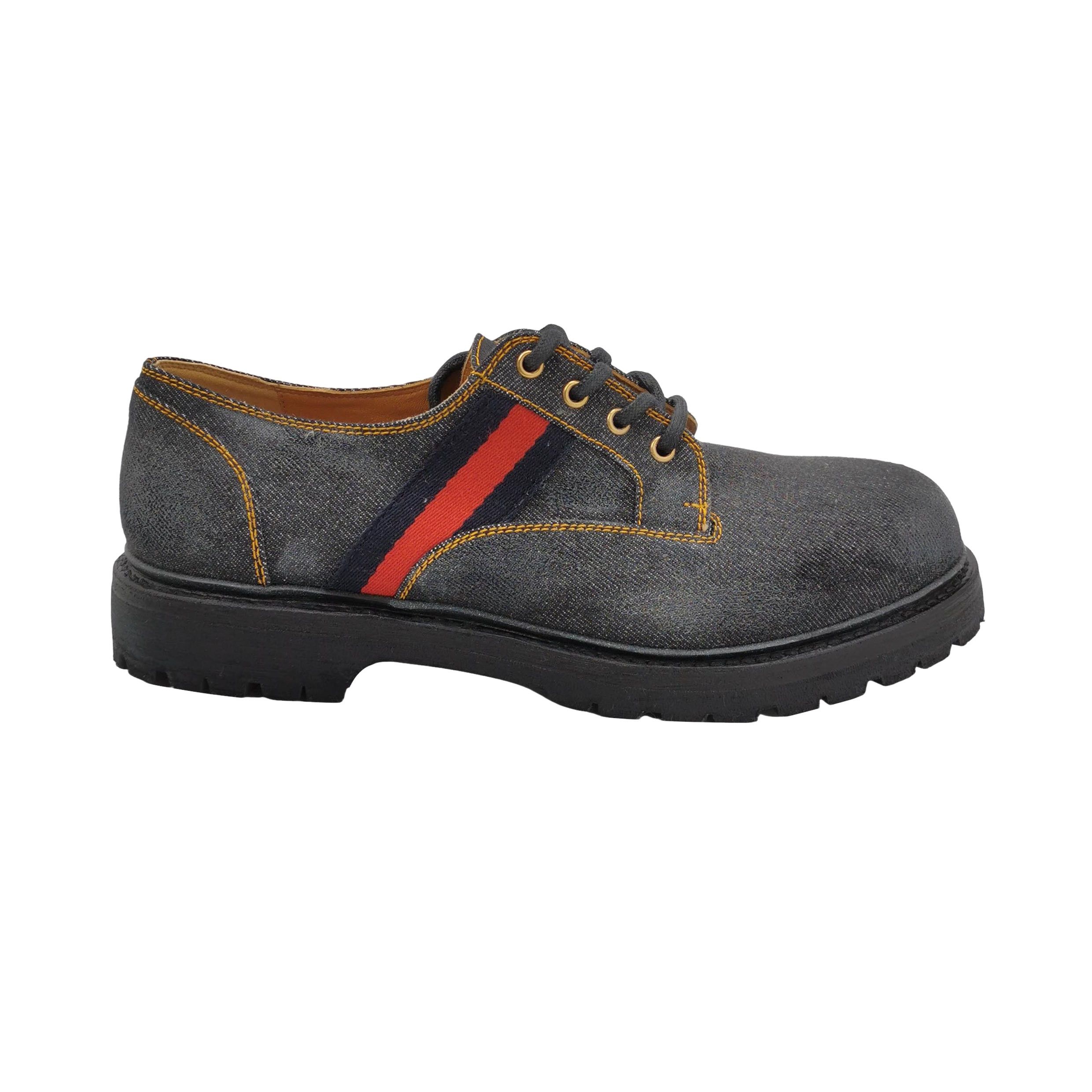 Gucci Gucci Web Stripe Denim Casual Shoes US 12 Size US 12 / EU 45 - 1 Thumbnail