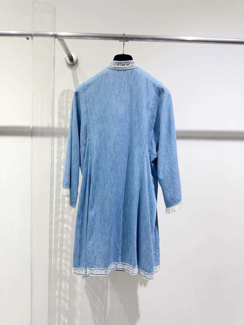 Gucci GucciDenim dress 2503-Nextarrow Size XS / US 0-2 / IT 36-38 - 2 Thumbnail