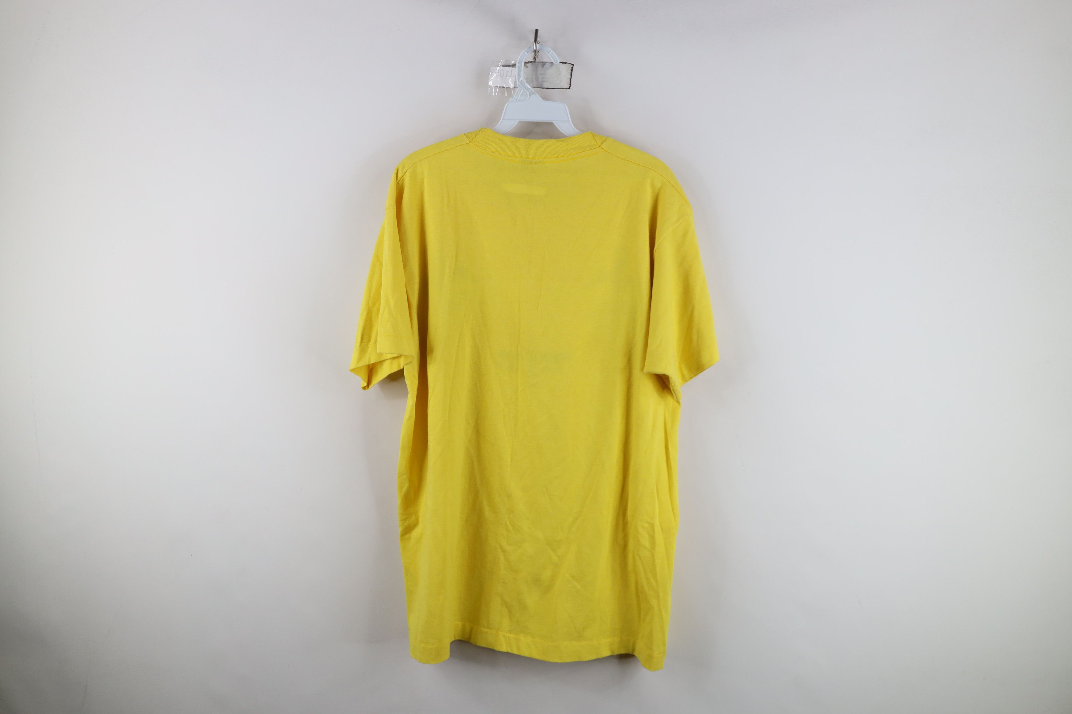 Vintage Vintage 90s Scouts of America Eagle Stamp T-Shirt Yellow USA Size US XL / EU 56 / 4 - 12 Thumbnail