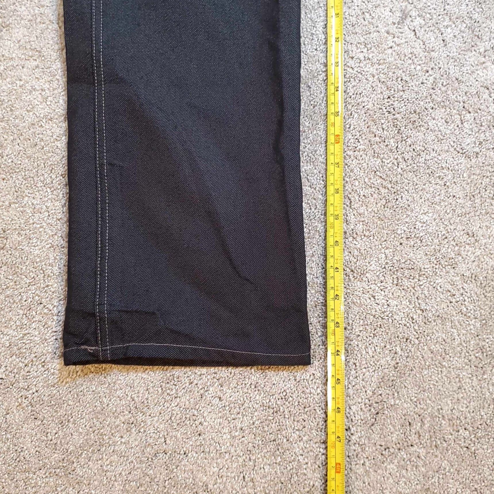 Denime McDONALDS FAST FOOD EMPLOYEE Denim Pants Jeans Size 22-R Dark Wash Charcoal Belt Loops Regular Unisex Adults Jeans Style Straight Vintage No Size 40" / US 18 - 7 Thumbnail