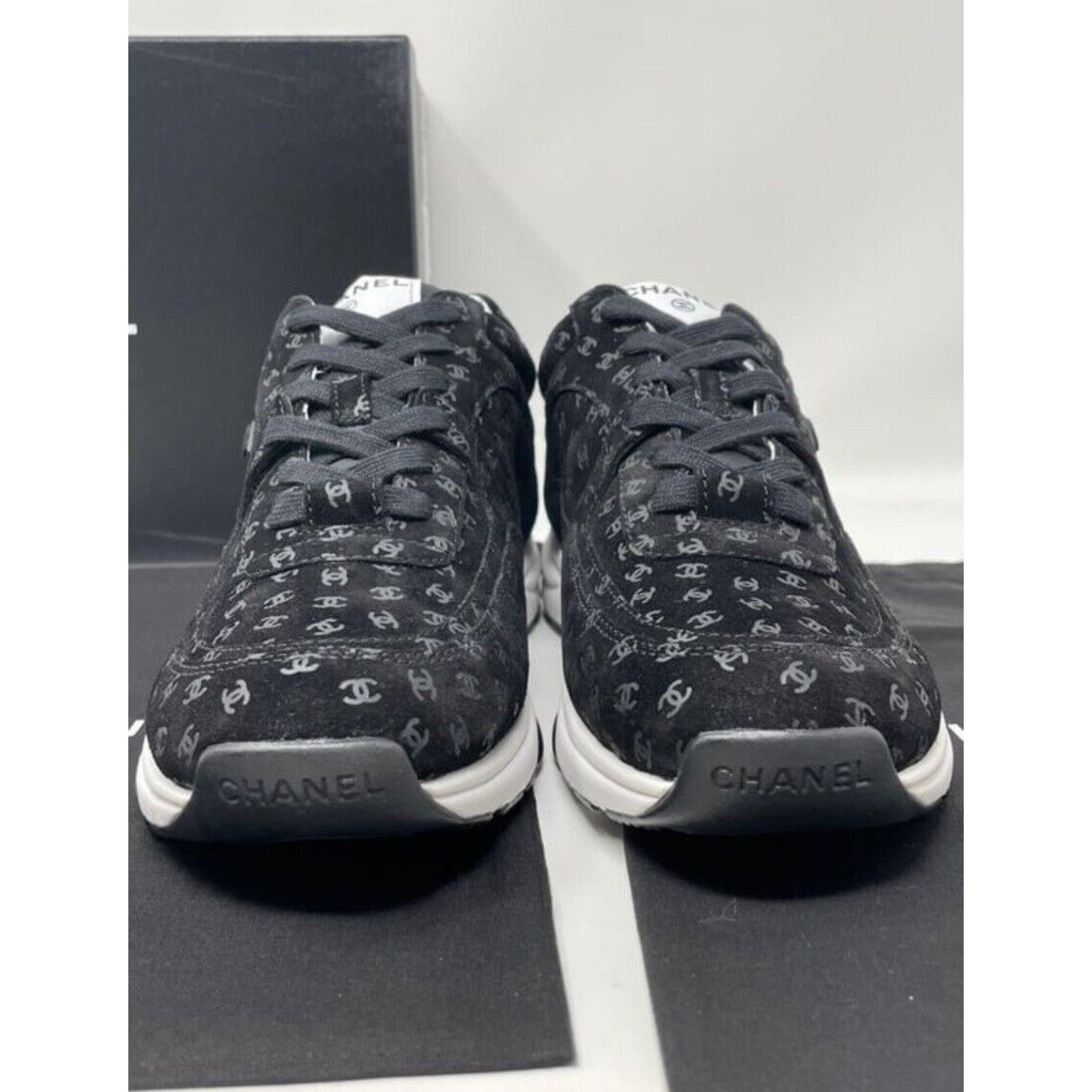Chanel Chanel Sneakers Trail Runner Black W Size 9 Size US 8 / IT 38 - 3 Thumbnail