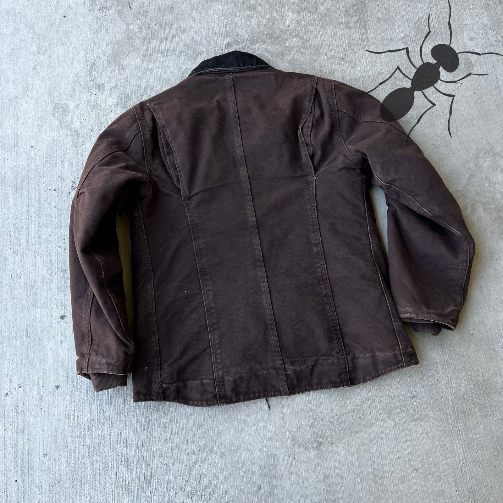 Carhartt × Vintage Carhartt WOMENS WC061 DKB brown work wear jacket Size US S / EU 44-46 / 1 - 4 Thumbnail