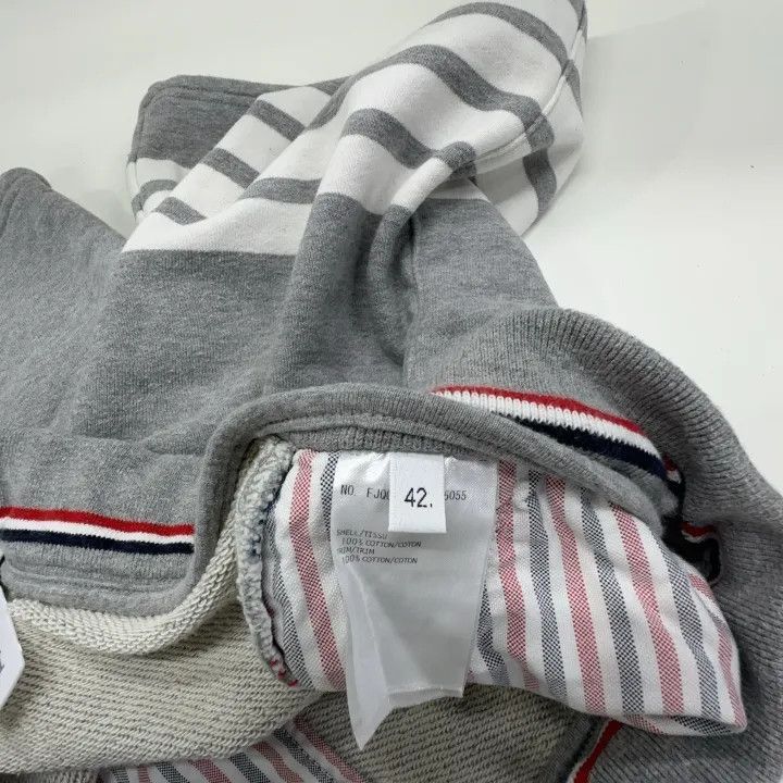 Thom Browne Thom Browne Gray Cotton Drawstring Shorts -2507 Size 41" - 6 Thumbnail