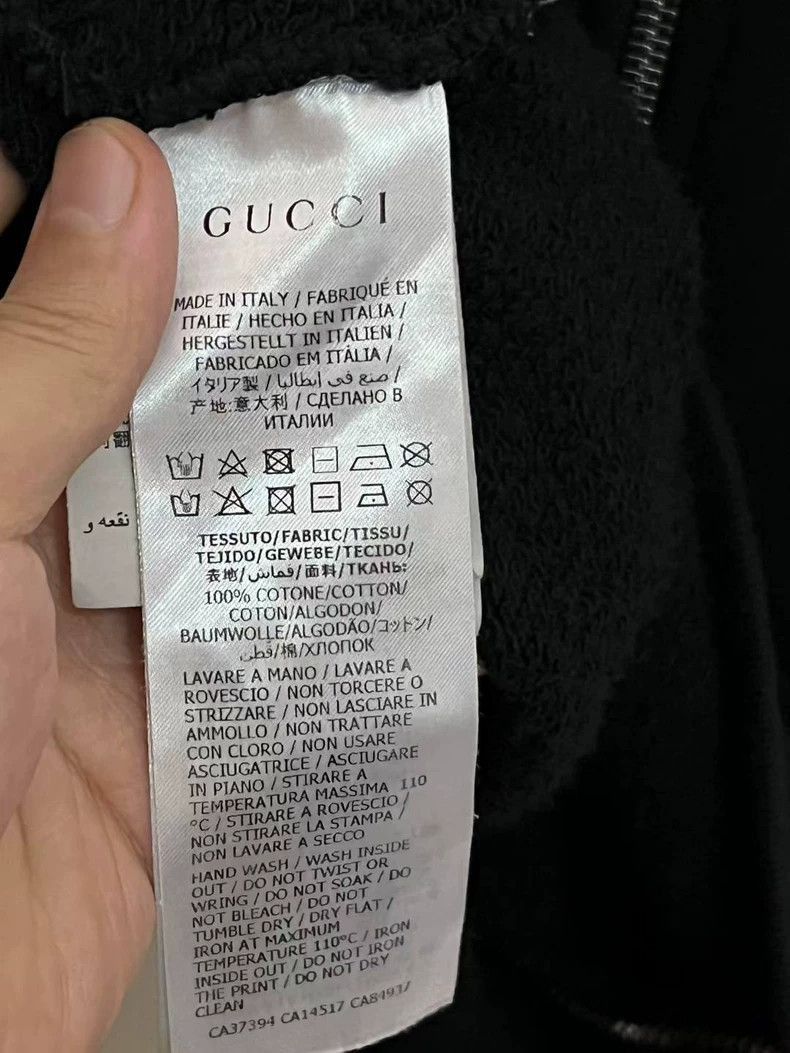Gucci Gucci Black Zip-Up Hoodie-2507 Size US S / EU 44-46 / 1 - 4 Thumbnail
