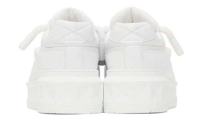 Valentino o1s22i1n0924 Extra Large One Stud Sneakers in White Size US 10 / IT 40 - 3 Thumbnail