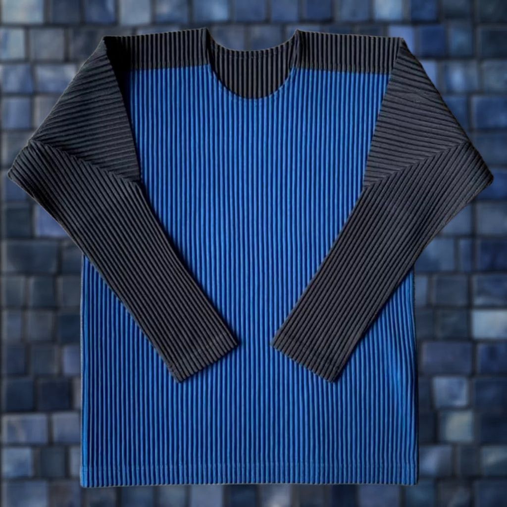 Issey Miyake ISSEY MIYAKE HOMME PLISSE Button-Up Shirt PLEATED Long Sleeve Multicolor Size M Men Size US M / EU 48-50 / 2 - 1 Thumbnail