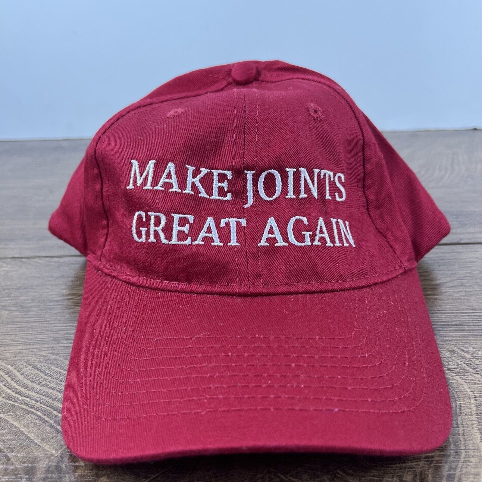 Other Make Joints Great Again Hat Red Hat Adjustable Hat Red Adult Size ONE SIZE - 3 Thumbnail