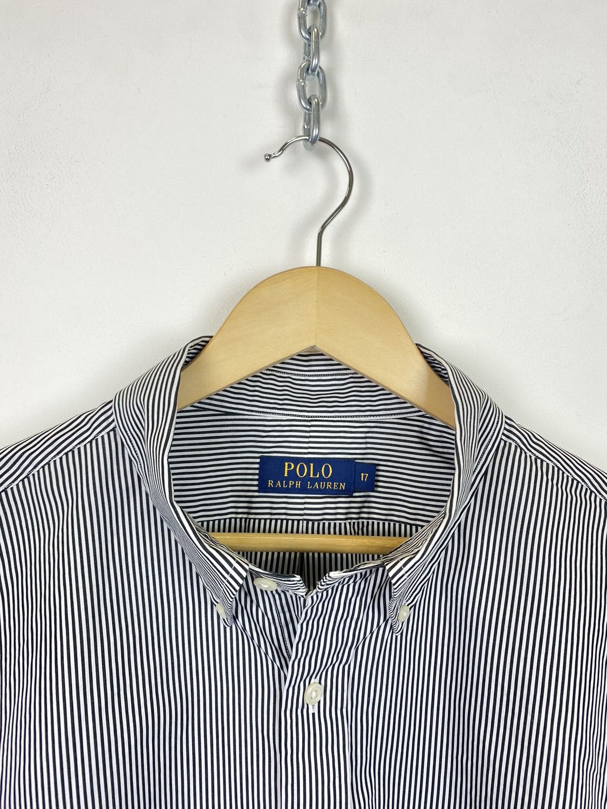 Polo Ralph Lauren Polo Ralph Lauren Striped Dress Formal Shirt Size 17 Size US XXL / EU 58 / 5 - 4 Thumbnail