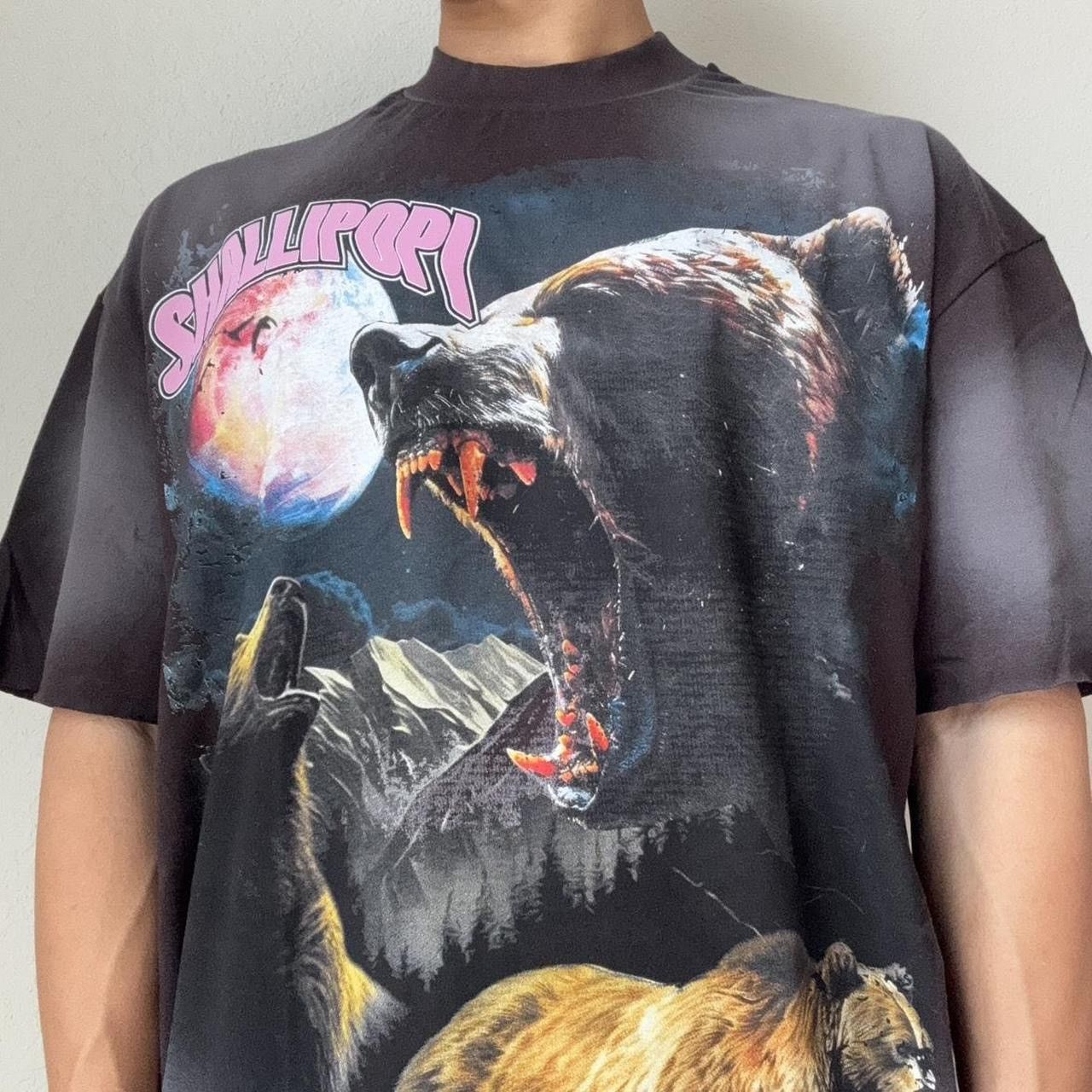 Rap Tees Shallipopi Nature Bears Exclusive Graphics Tee Shirt Size US XL / EU 56 / 4 - 3 Thumbnail
