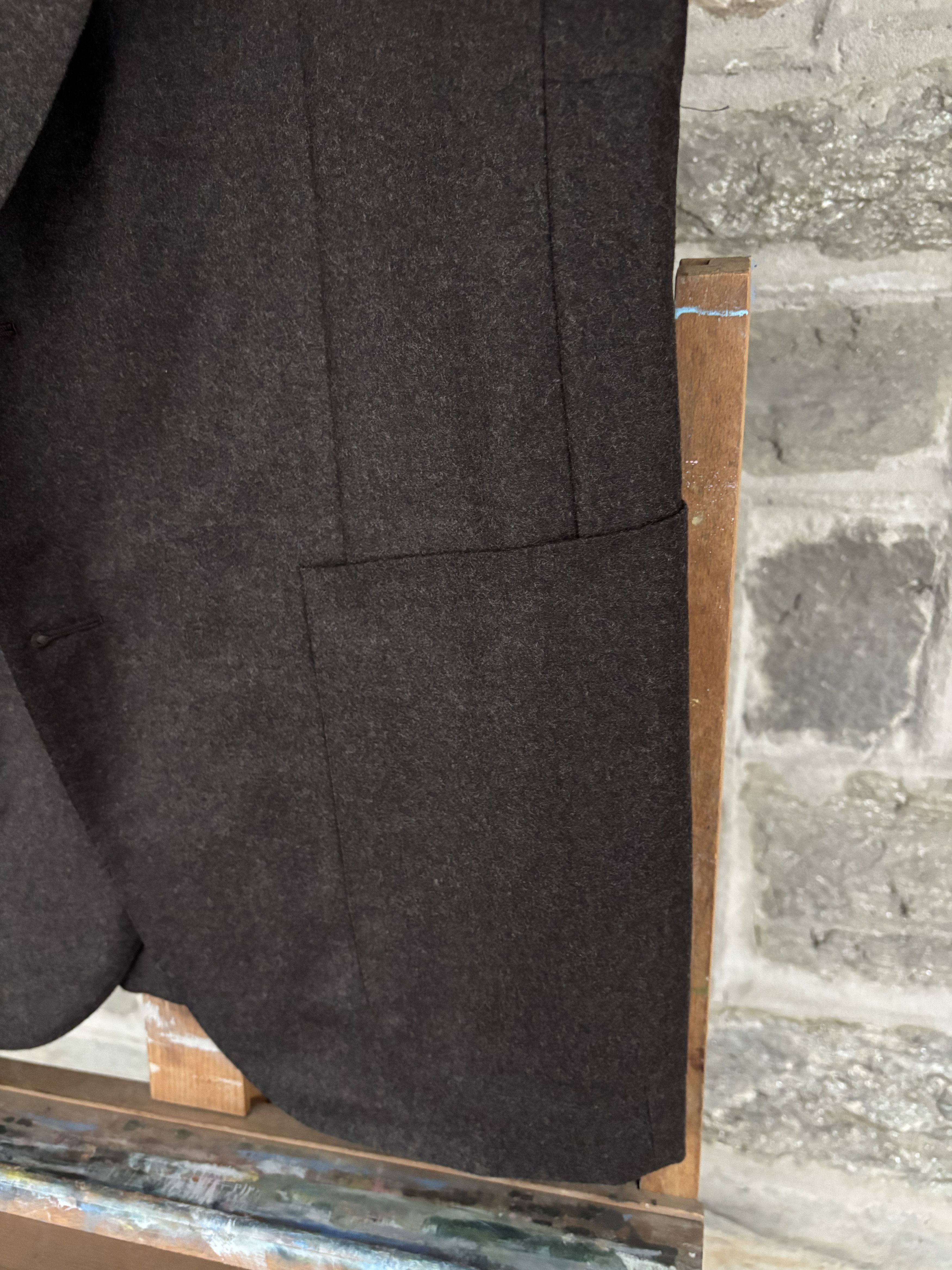 P. Johnson P Johnson MTM Flannel SportCoat Size 40R - 7 Thumbnail