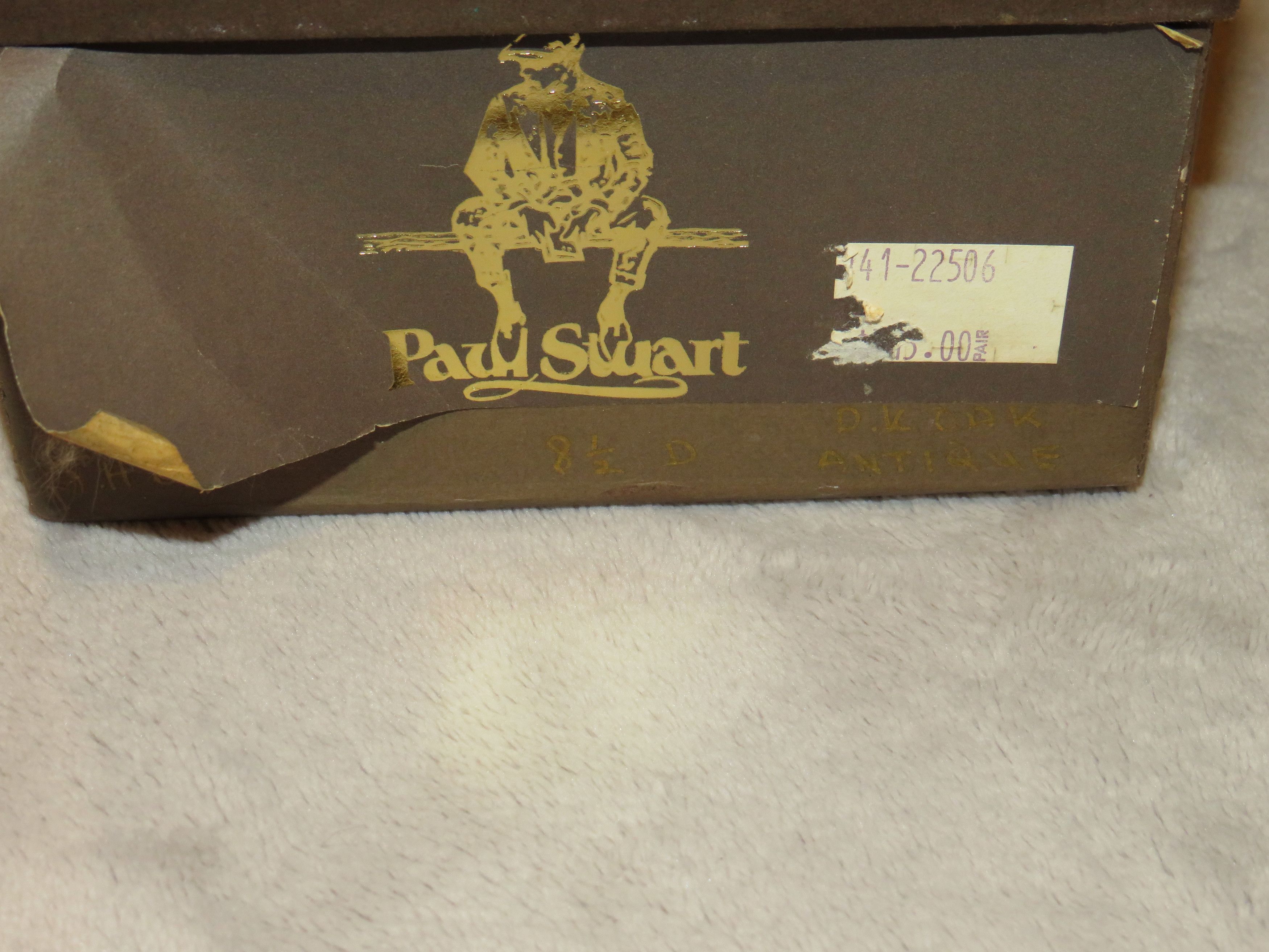 Edward Green × Paul Stuart Deadstock Dark Oak Antique Medallio Oxfords 8.5D NWT NOS Size US 8.5 / EU 41-42 - 14 Thumbnail