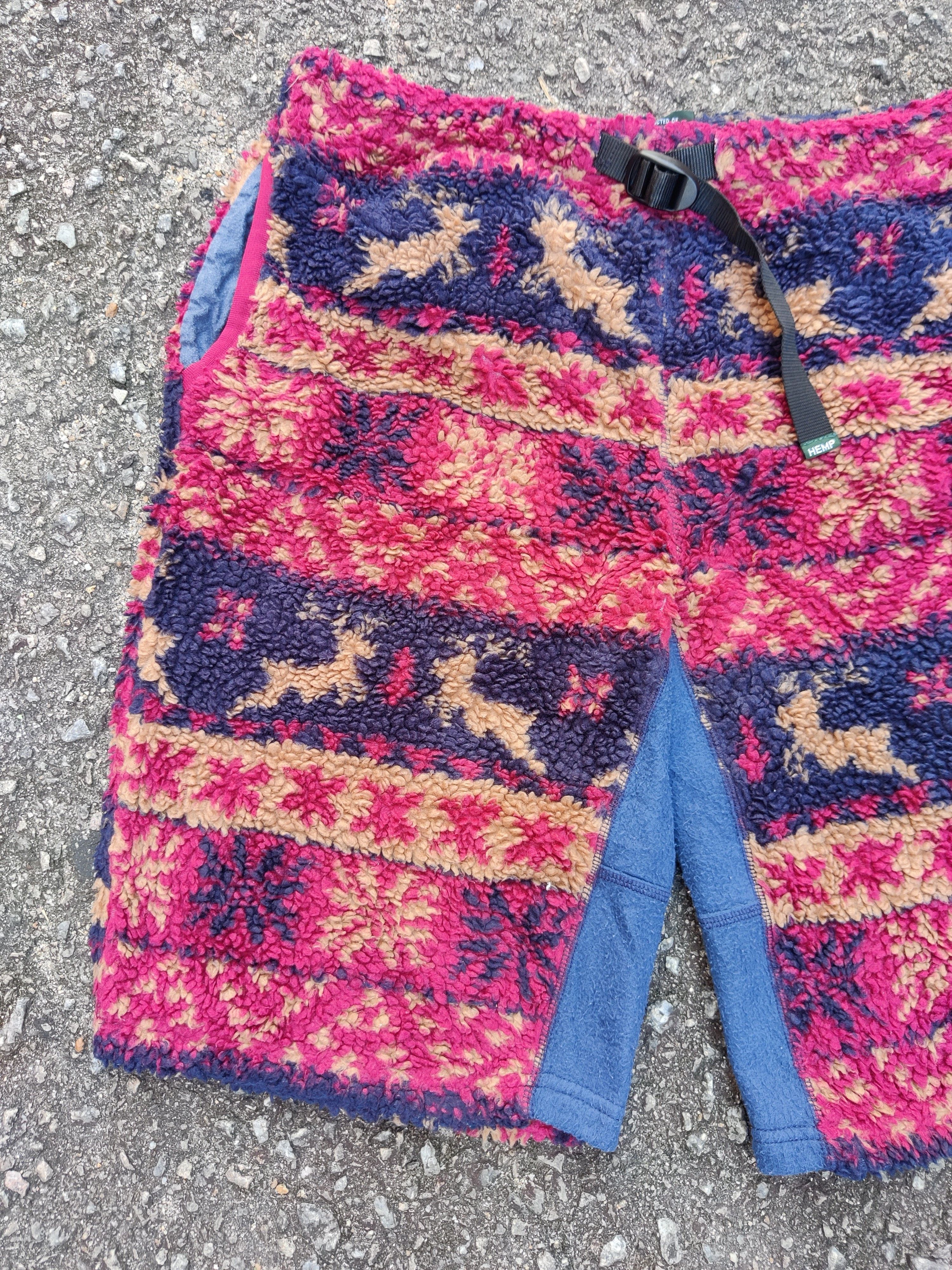 Manastash Vintage Manastash Navajo Native Fleece Hemp Short Pants Size US 32 / EU 48 - 3 Thumbnail