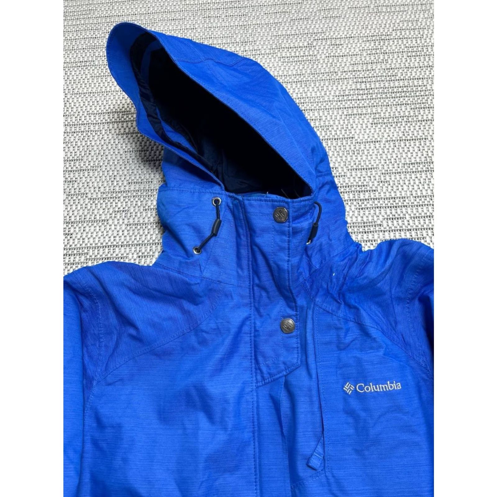 Vintage Columbia Interchange Parka Jacket Womens XS Blue Omni Tech Hooded Waterproof Jacket Woman XS Blue Parka Omni Tech Waterproof Size XS / US 0-2 / IT 36-38 - 2 Thumbnail