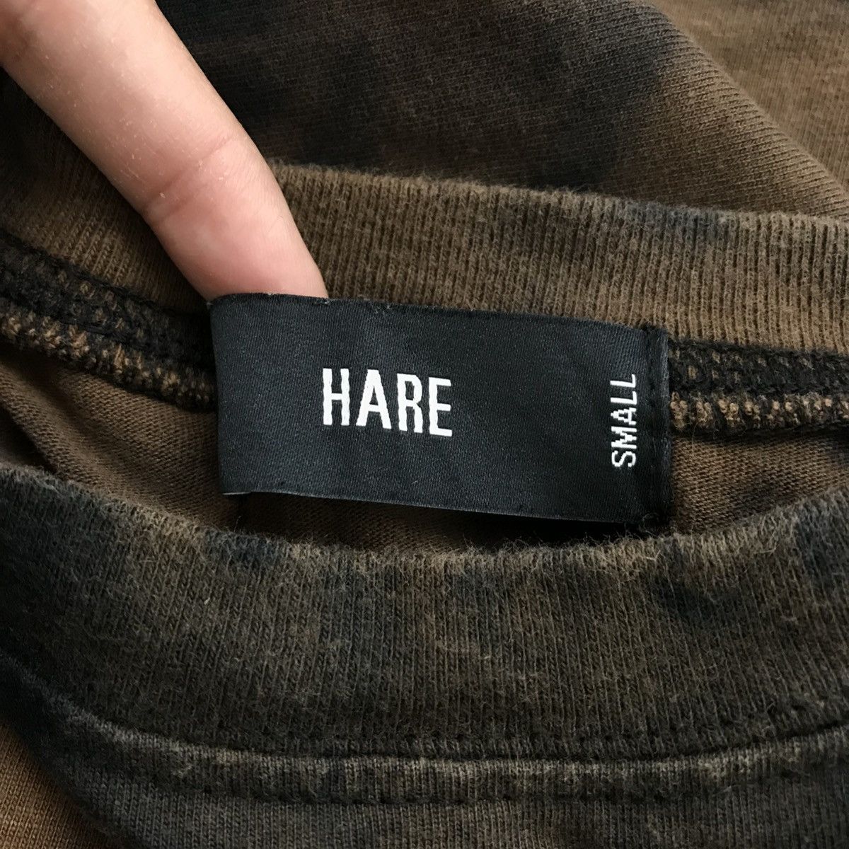 HARE × Japanese Brand × Vintage Vintage HARE JAPAN FLORAL Tie Dye AOP Baggy Tee Shirt Size S / US 4 / IT 40 - 5 Thumbnail
