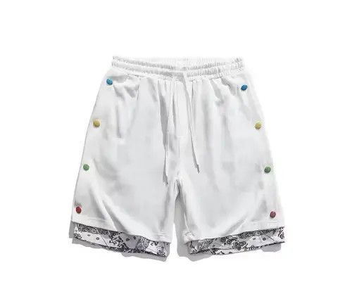 Japanese Brand 21SS Tokyo Union White Bandana Paisley One Layer Shorts Size US 32 / EU 48 - 1 Thumbnail