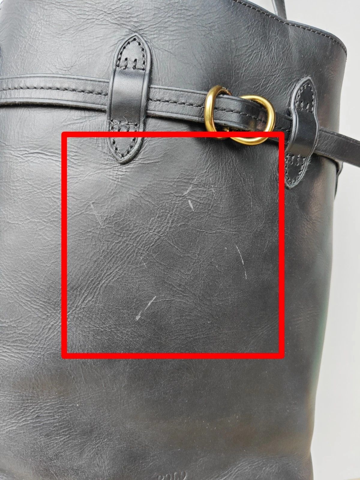 Polo Ralph Lauren Polo Ralph Lauren Bellport Leather Large Bucket Bag FTP 0012 Size ONE SIZE - 10 Thumbnail