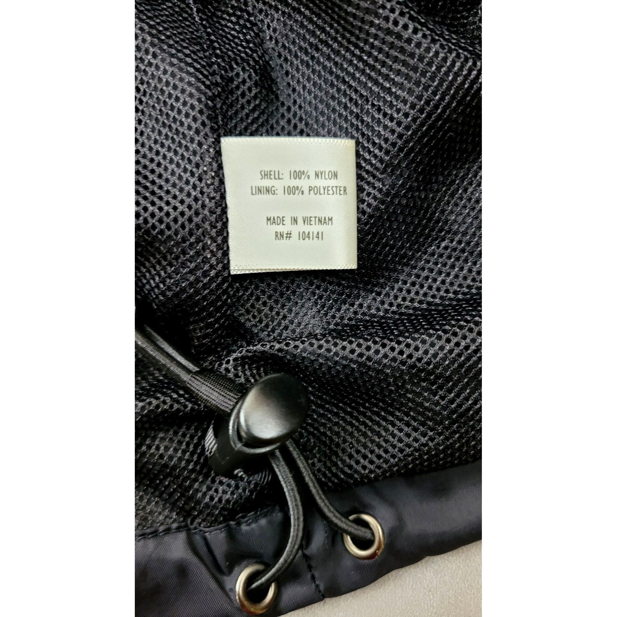 Other Mens Black Windbreaker Jacket Lightweight size XL Drawstring Size US XL / EU 56 / 4 - 4 Thumbnail