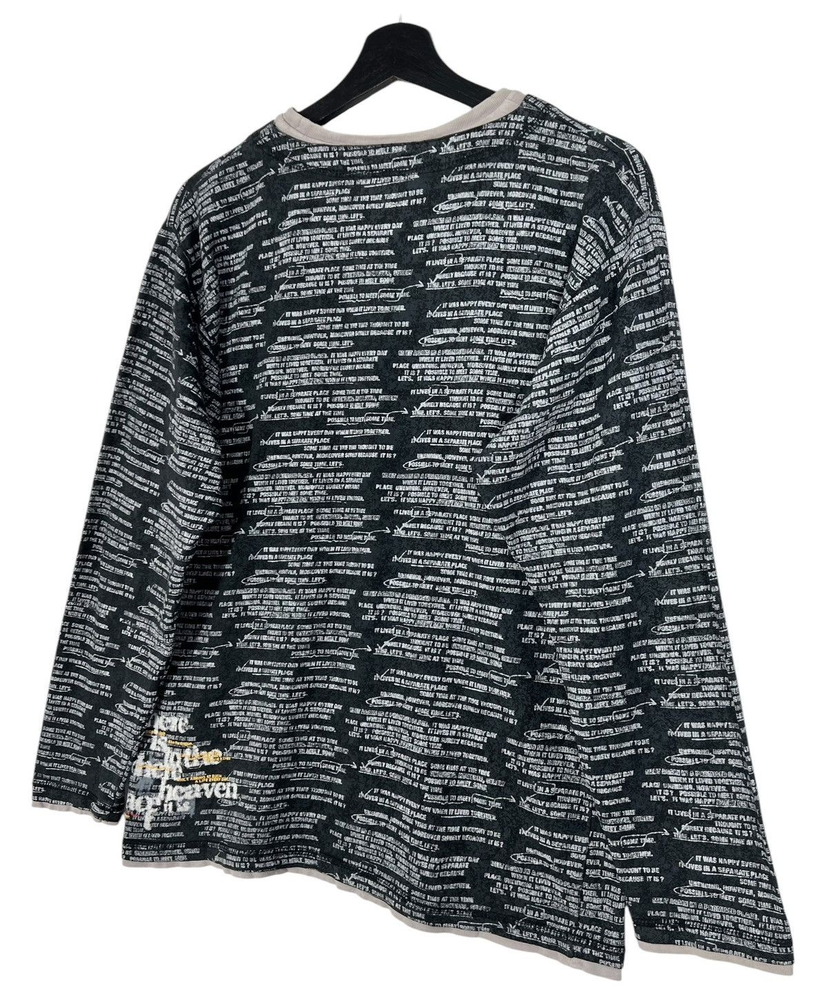 Japanese Brand × Vintage Y2k Distressed Vintage Oblo Noted Punk Layer Long Sleeve tee Size US M / EU 48-50 / 2 - 4 Thumbnail