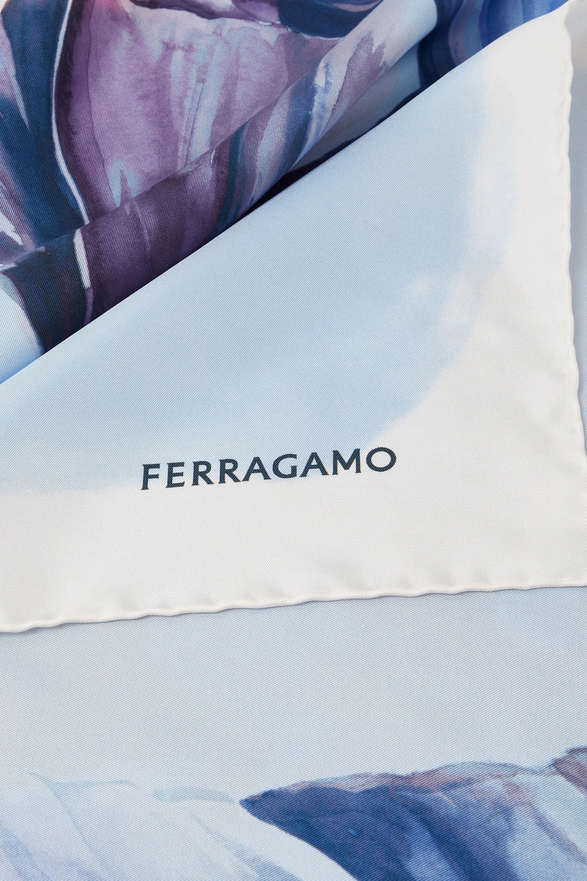 Salvatore Ferragamo o1s1rm1024 Size: 90x90 Cm / Scarf in Multicolor Size ONE SIZE - 4 Thumbnail