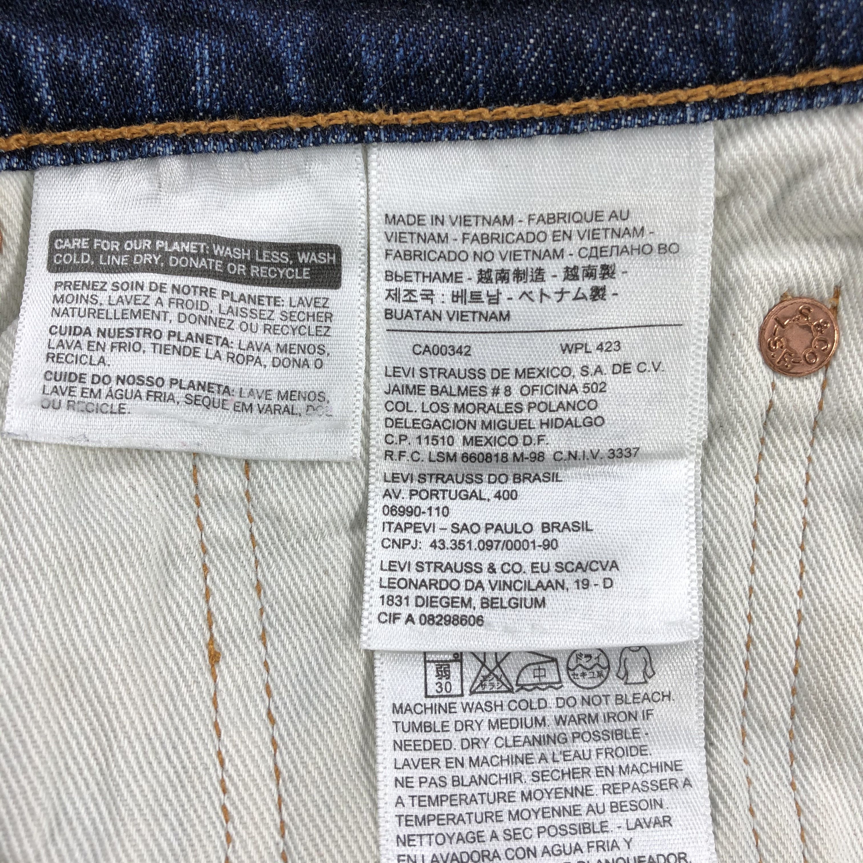 Levi's × Vintage Vintage Blue Wash Levis 513 Jeans-JM2568 Size US 33 - 11 Thumbnail
