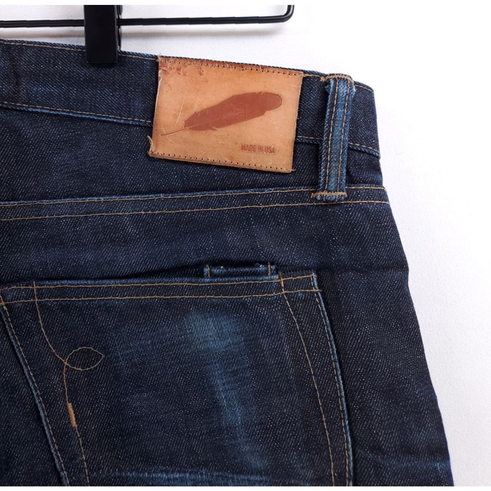 The Territory Ahead RGT Rogue Territory Selvedge Blue Jeans SK Skinny Japan Mens 36 Inseam 31 Blue Jeans Mens 36 Straight Japanese 33 (36 x 31 Actual) Size US 36 / EU 52 - 5 Thumbnail