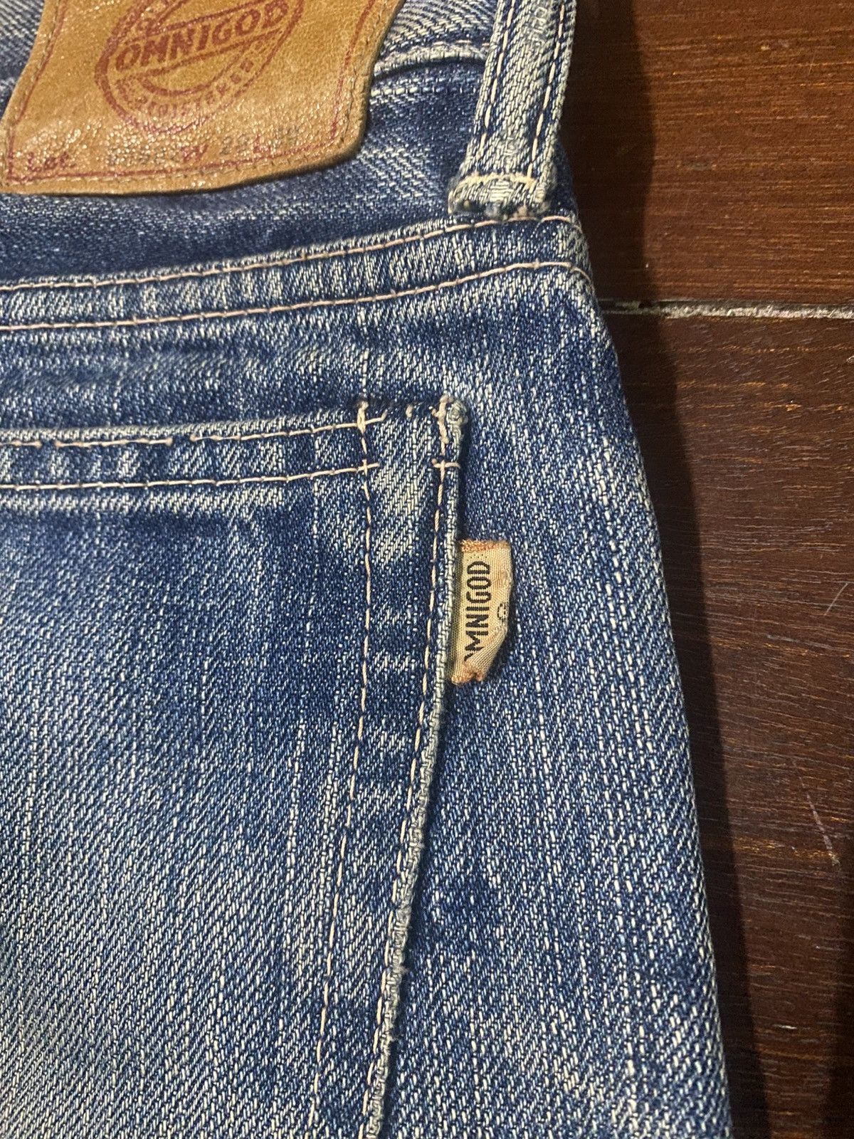 OMNIGOD Vintage omnigod mud wash flare selvedge jeans Size US 31 - 15 Thumbnail