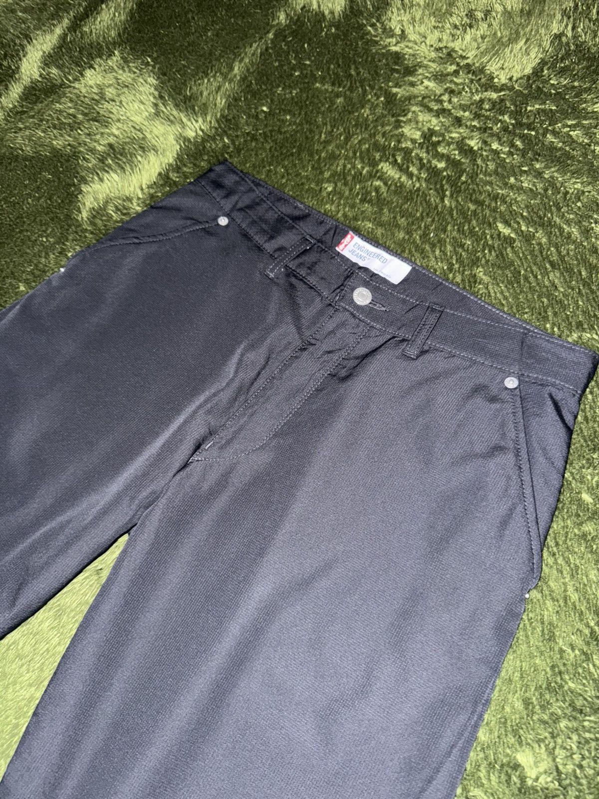 Levi's [32] Levi’s Japan Engineered Jeans Poly Work Pants Black Size US 32 / EU 48 - 2 Thumbnail