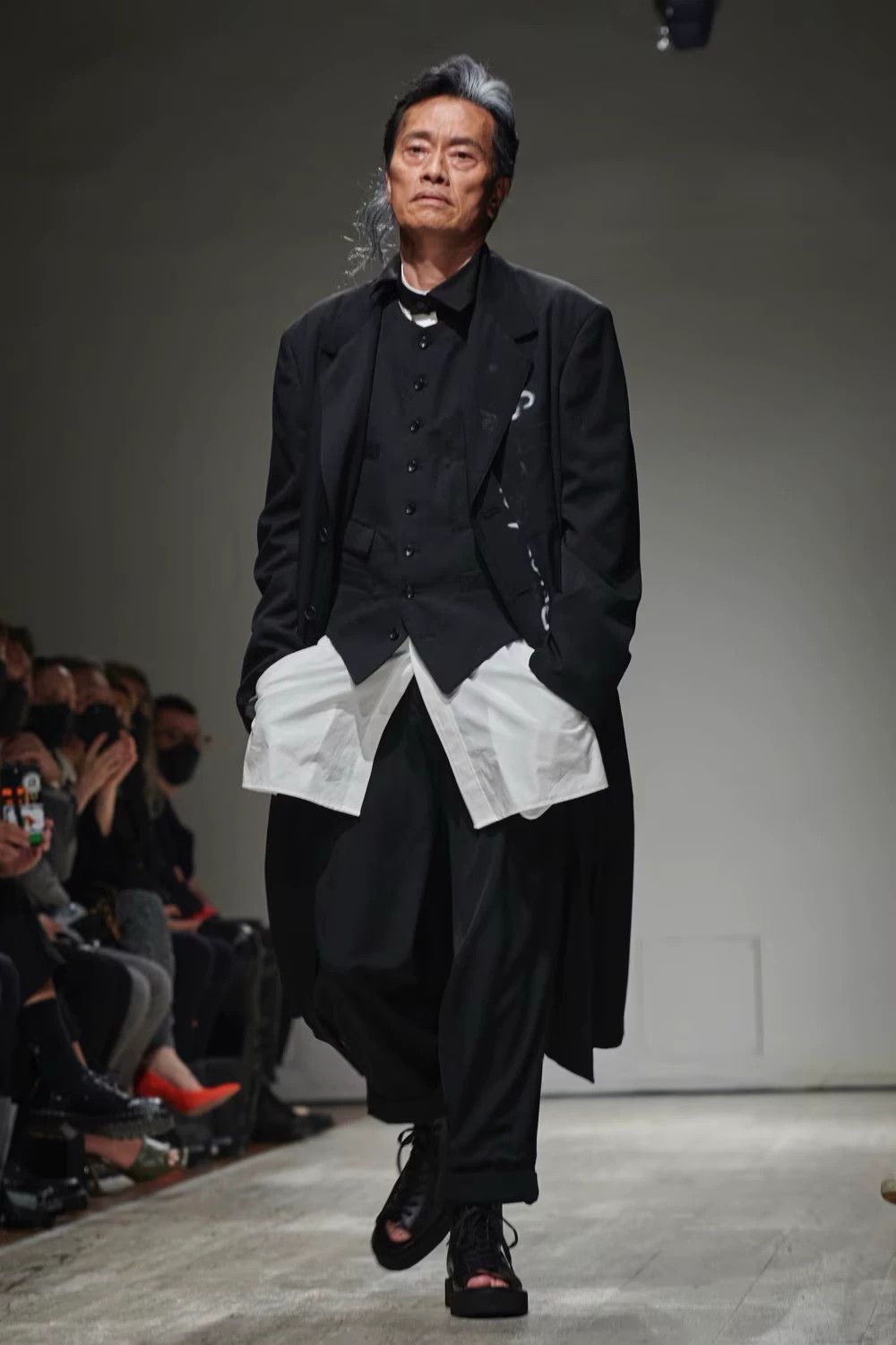 Yohji Yamamoto Yohji Yamamoto 23ss DR.JKT Double-Layer Triacetate Jacket Size US M / EU 48-50 / 2 - 1 Thumbnail