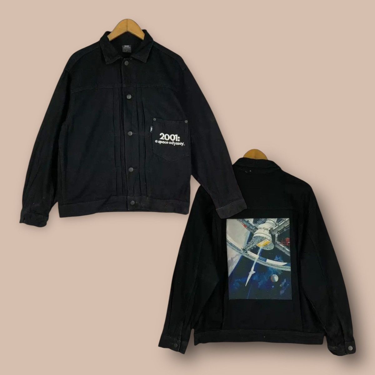 GU X 2001 Space Odyssey Black Denim