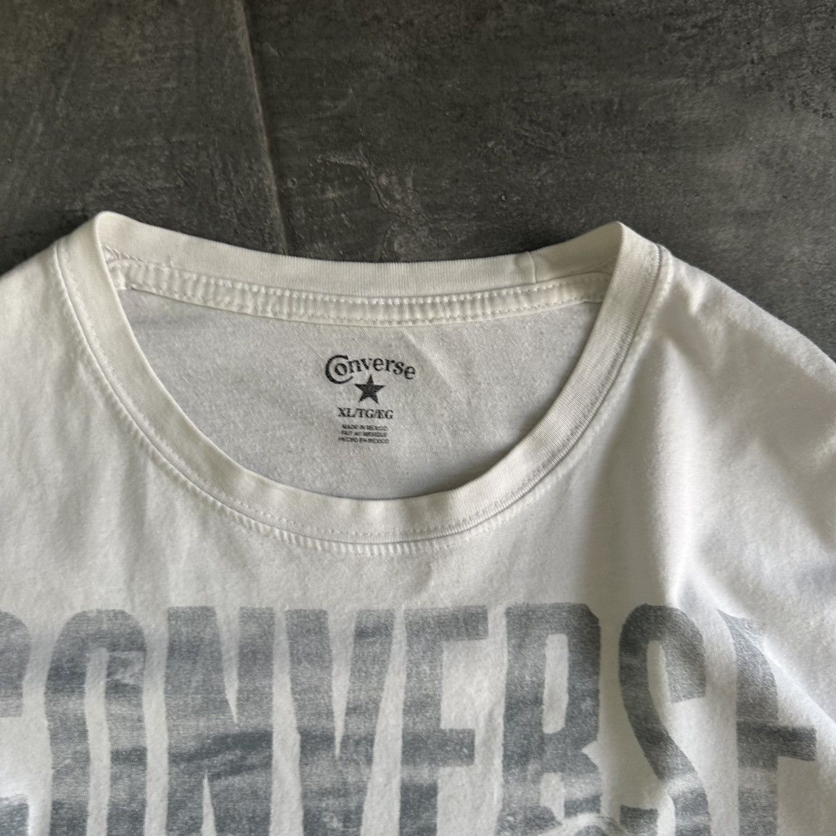 Converse × Vintage Vintage Converse T-shirts Big Logo Trashed Y2K 00s USA Size US XL / EU 56 / 4 - 7 Thumbnail