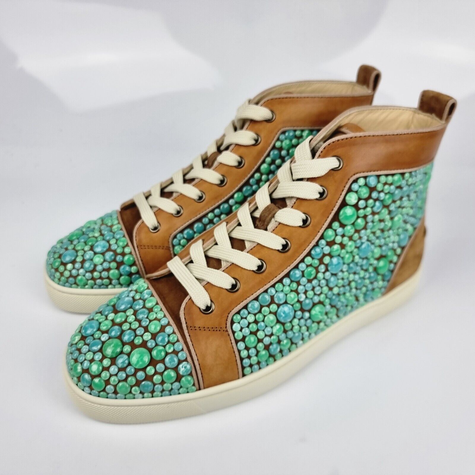 Christian Louboutin Minerom Suede Sneakers Size 42.5 New