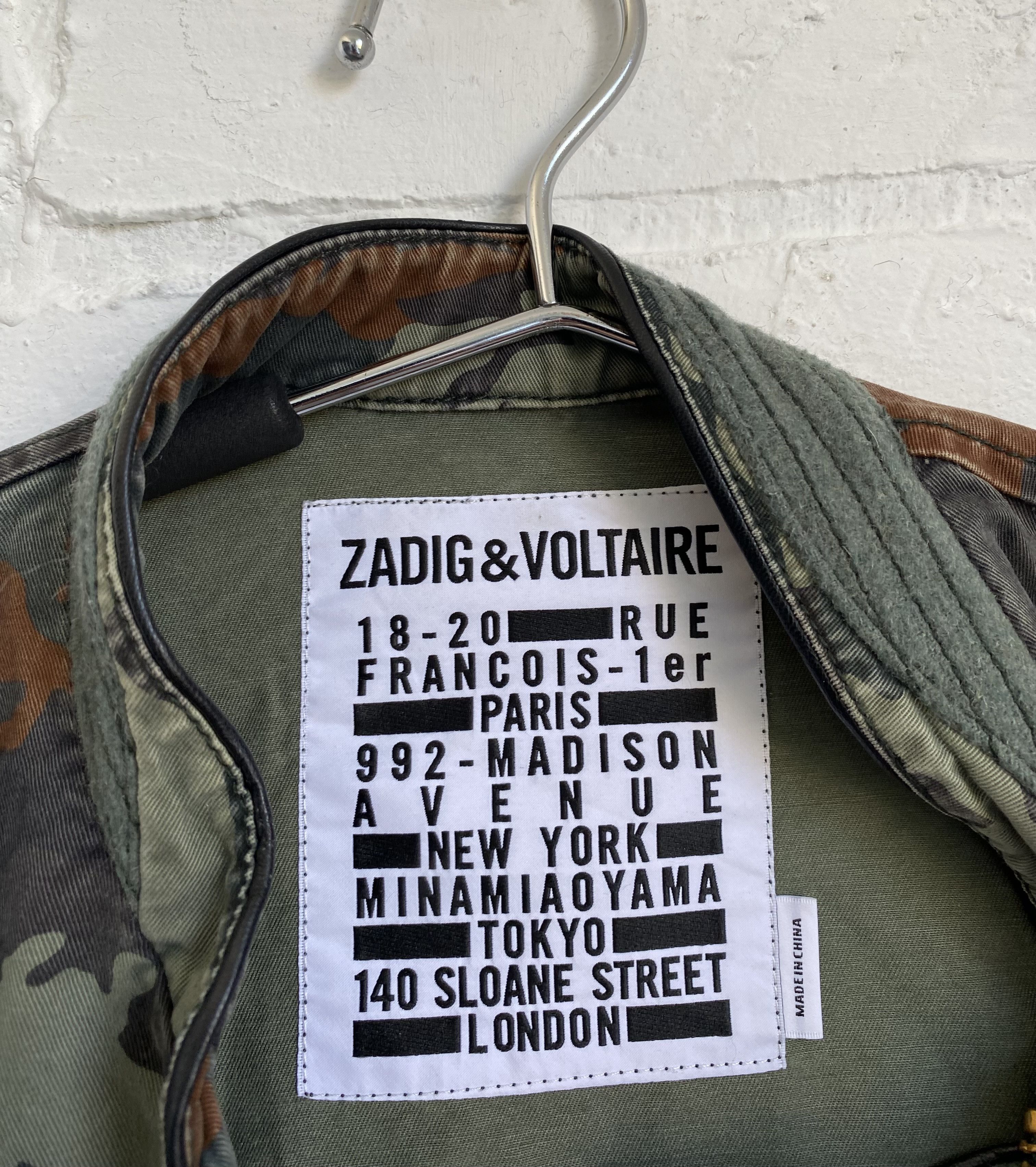 Zadig & Voltaire Zadig & Voltaire kavy camo jacket Size S / US 4 / IT 40 - 3 Thumbnail