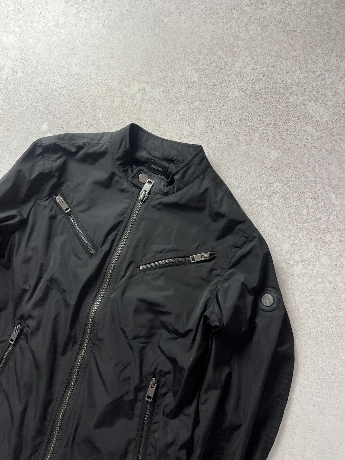 Diesel Vintage Avant Garde Diesel Jacket Moto Zipper Y2K Size US S / EU 44-46 / 1 - 2 Thumbnail