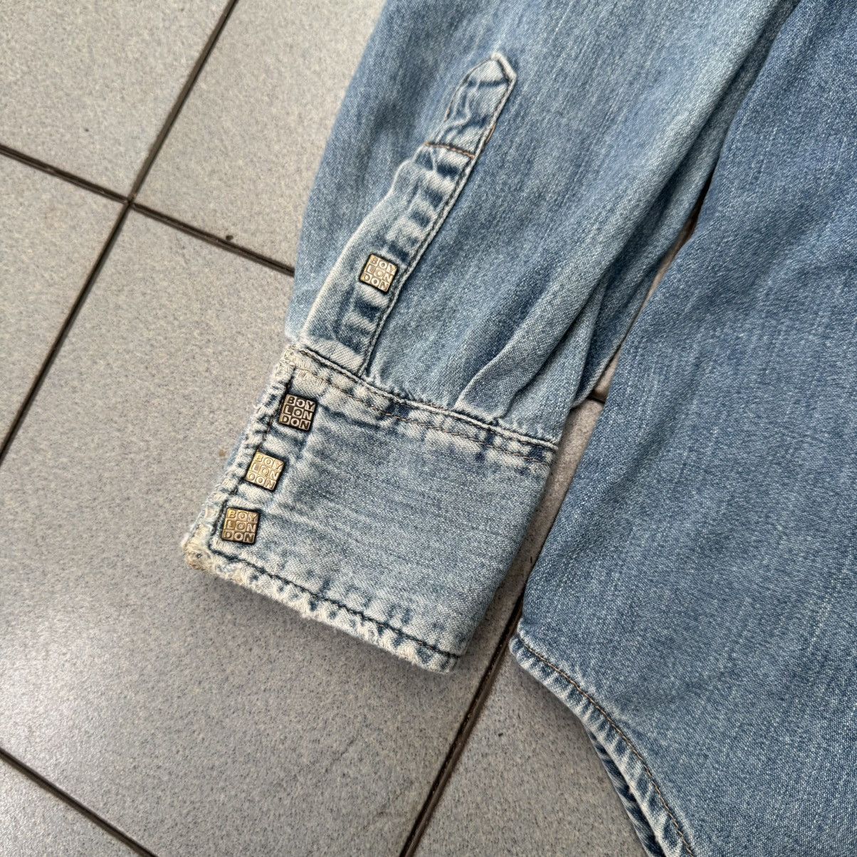 Vintage Vintage boy london western style denim button shirt Size US M / EU 48-50 / 2 - 4 Thumbnail