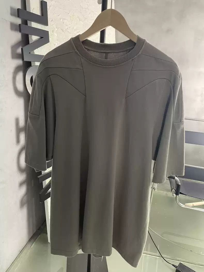 Rick Owens Rick Owens RO SS22 gray solid color T-shirt-2505 Size US M / EU 48-50 / 2 - 1 Thumbnail