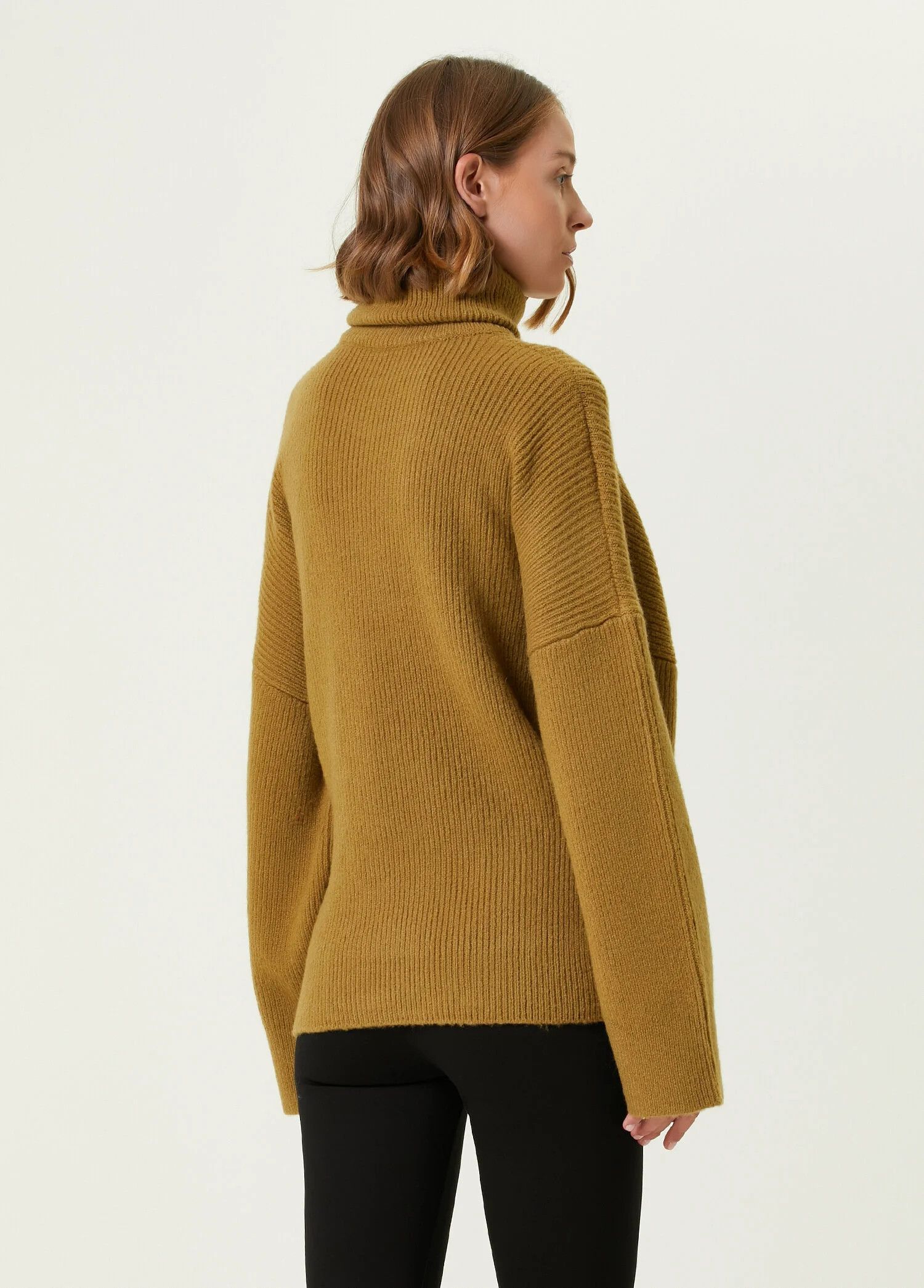 The Attico THE ATTICO Grace military green high neck wool sweater 42 Size M / US 6-8 / IT 42-44 - 2 Thumbnail