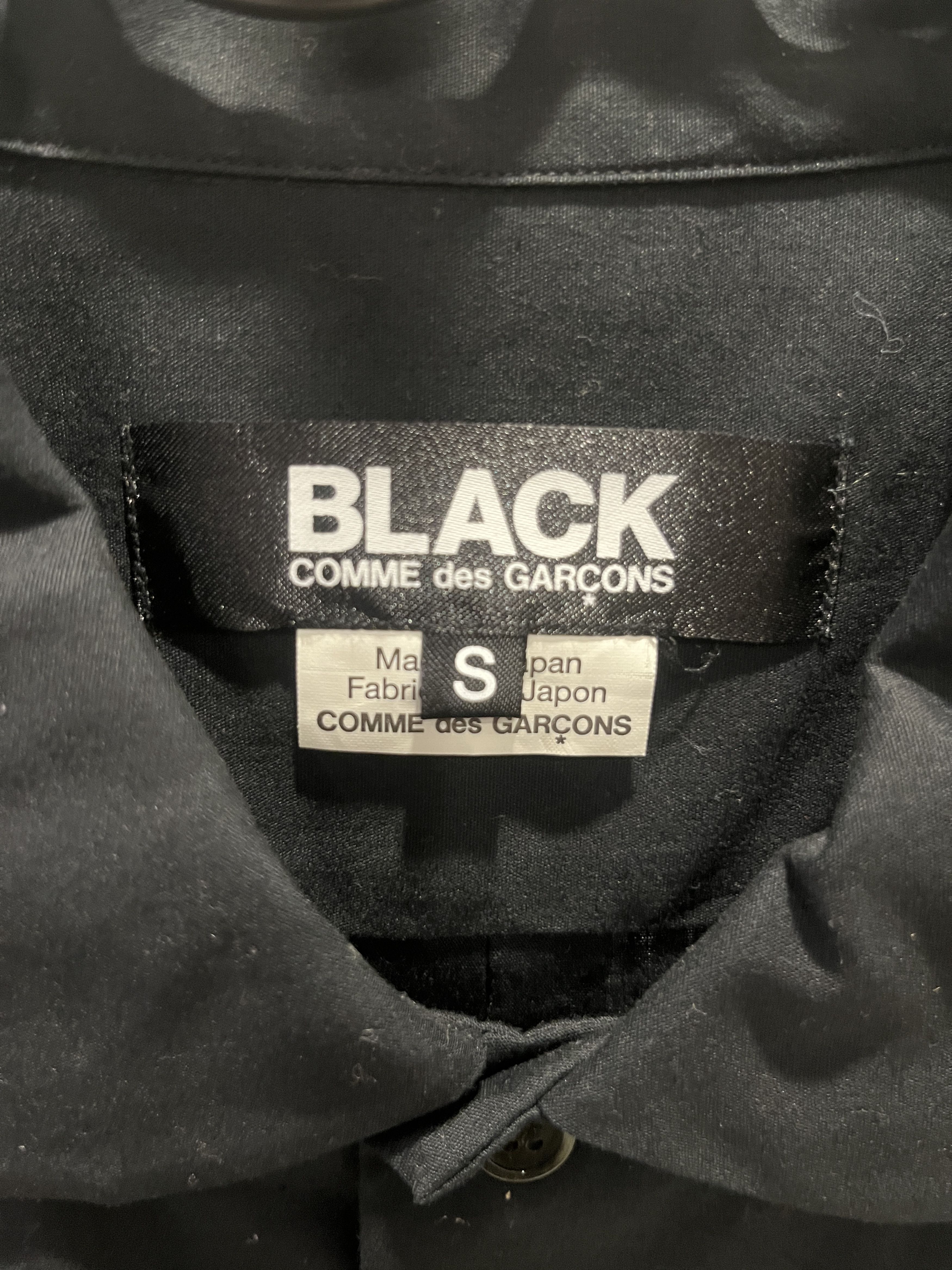 Comme des Garcons Black Commes des Garcones 'Black' Ruffled cotton button up Size S / US 4 / IT 40 - 3 Thumbnail