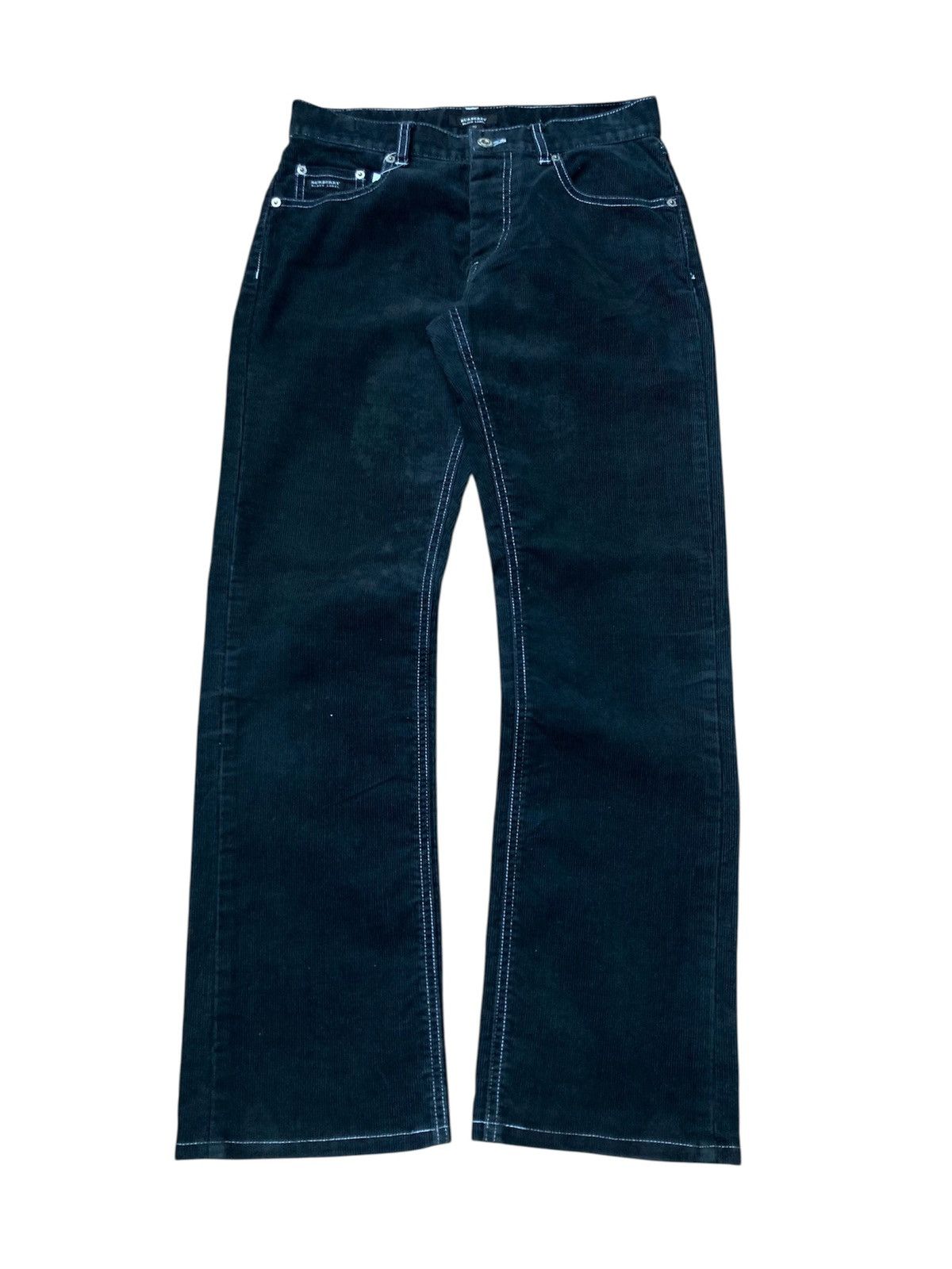 Burberry Vintage Burberry Black Label Contrast Stitch Corduroy Pants Size US 28 / EU 44 - 11 Thumbnail