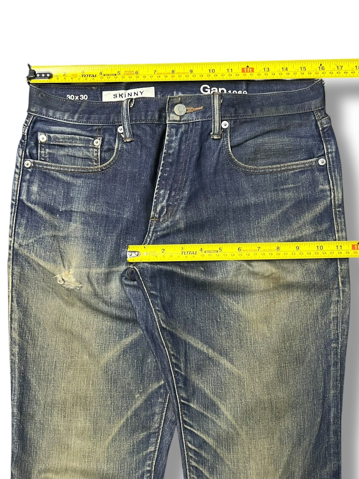 Gap Vintage Gap 1969 Skinny - Faded Mud Wash Denim Size US 32 / EU 48 - 16 Thumbnail