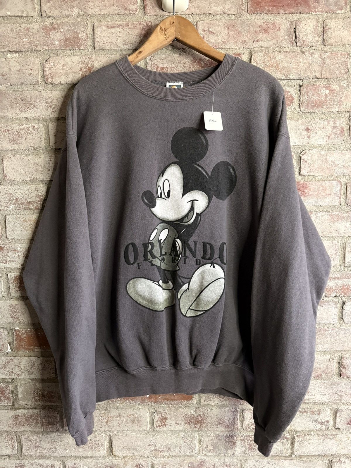 Disney Vintage Walt Disney World Florida Mickey Mouse Crewneck Size US L / EU 52-54 / 3 - 1 Thumbnail