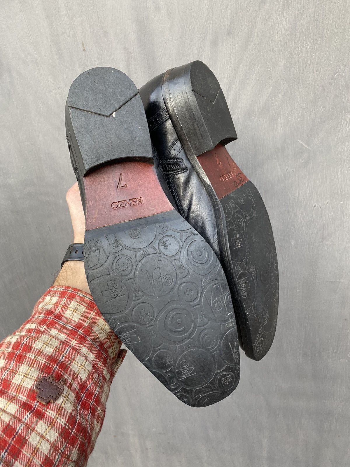 Kenzo Kenzo Vintage high zip leather shoes size UK7 Size US 9 / EU 42 - 7 Thumbnail