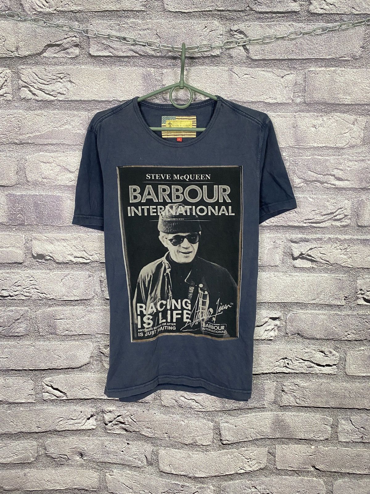 Barbour Vintage very rare T-shirt Barbour International y2k big logo Size US M / EU 48-50 / 2 - 1 Thumbnail