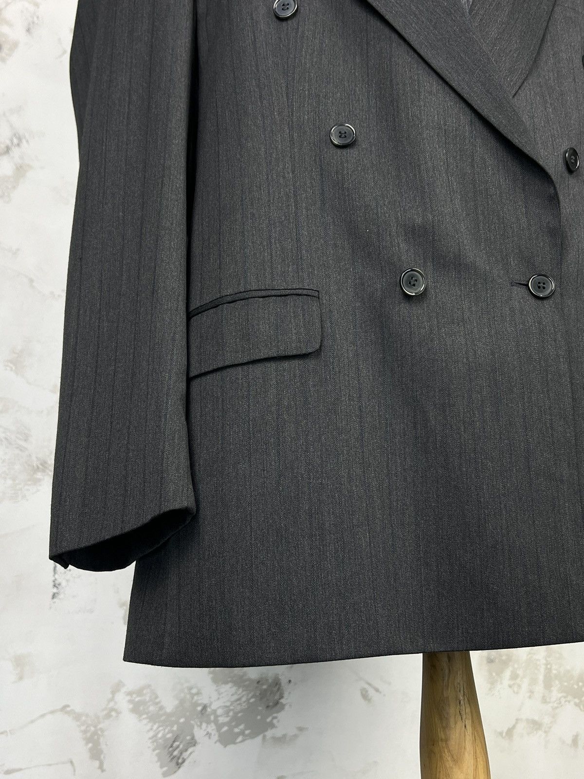 Marks & Spencer Marks & Spencer Double Breasted Wool Blazer Suit Jacket 56 Size 52R - 6 Thumbnail