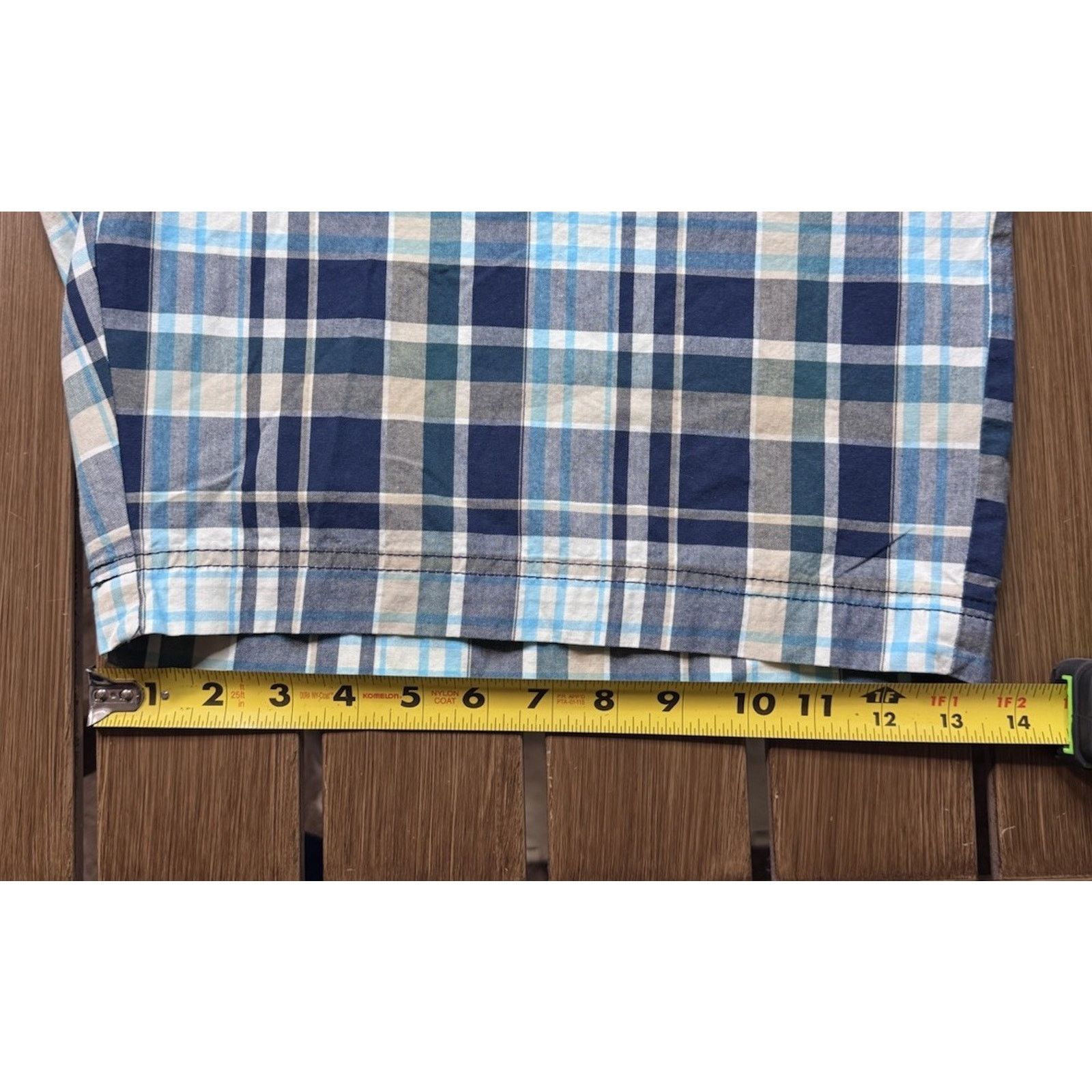 Izod NWT Izod Mens 42x10 Plaid Shorts Y2k Vintage Skater Retro Size US 42 / EU 58 - 9 Thumbnail