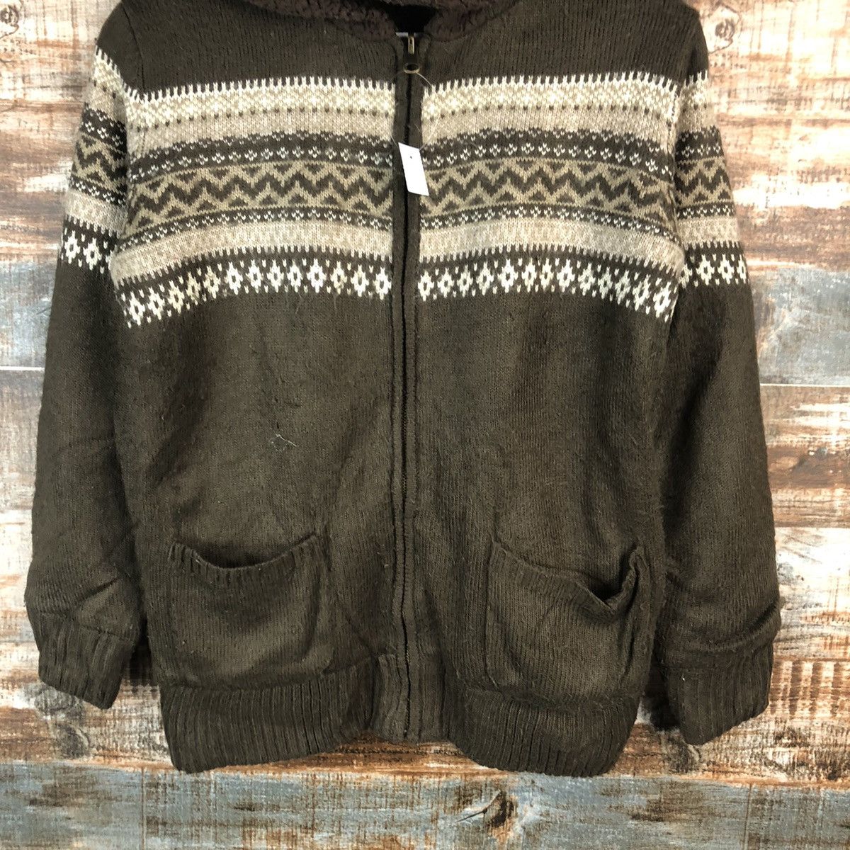 Japanese Brand × Vintage Japanese Brand Brown Hoodie sweatshirt #A1588 Size US S / EU 44-46 / 1 - 6 Thumbnail